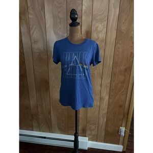 Lucky Brand Pink Floyd Dark Side of the Moon Graphic Tee Blue XS